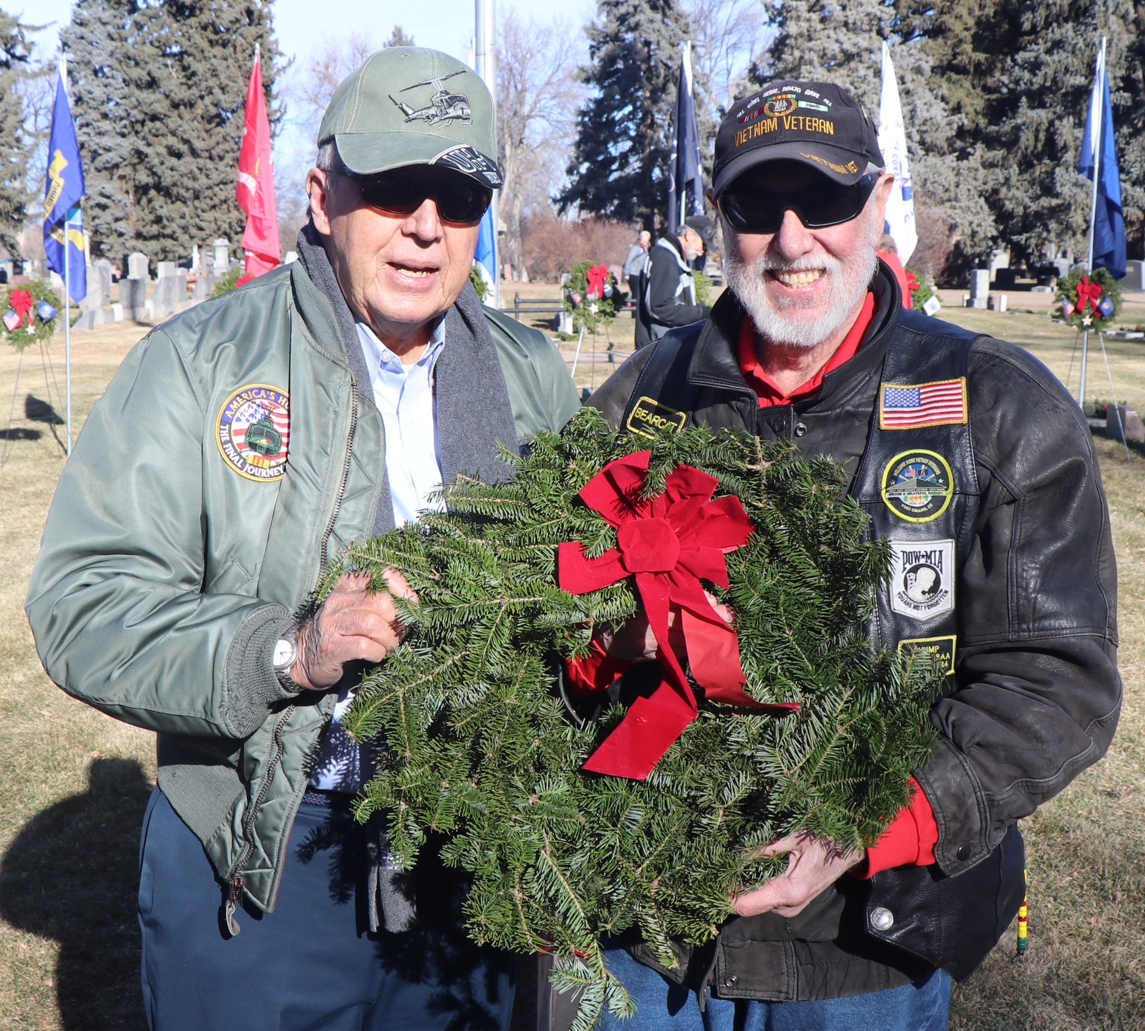 Host Terry Sullivan with President Gary Ricker